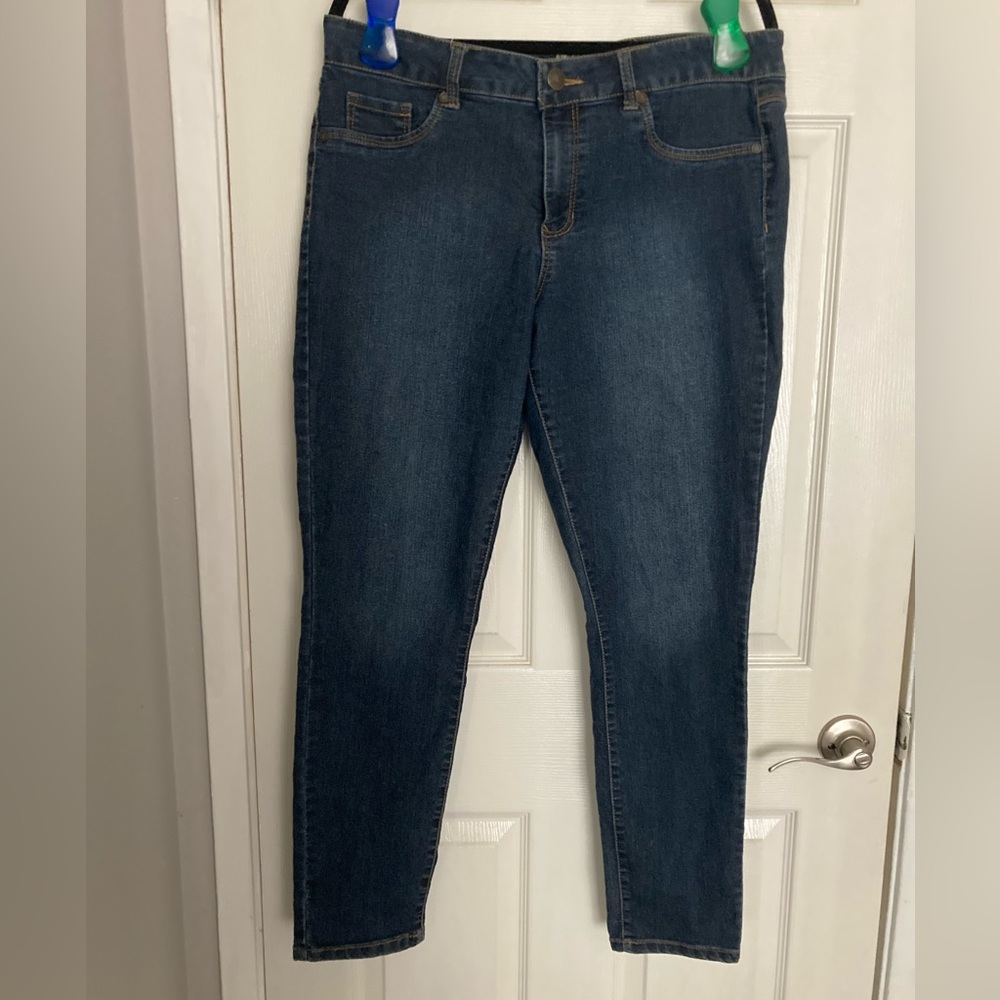 Denim blue jeans